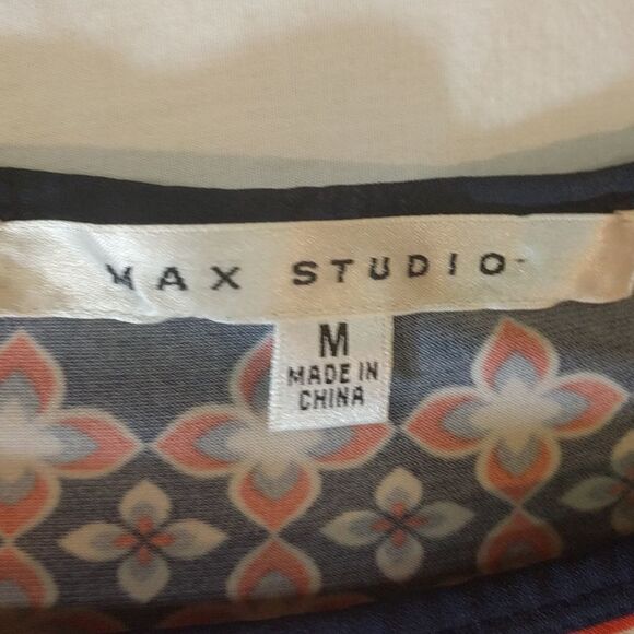 Max Studio shift dress boat neck geometric - Picture 4 of 11